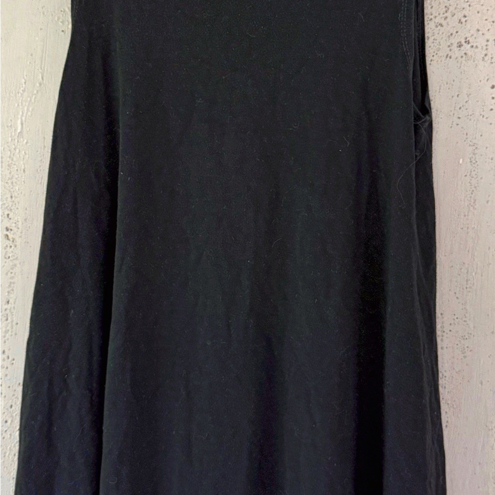 Brandy Melville Black Scoop Neck Sleeveless Mini Dress